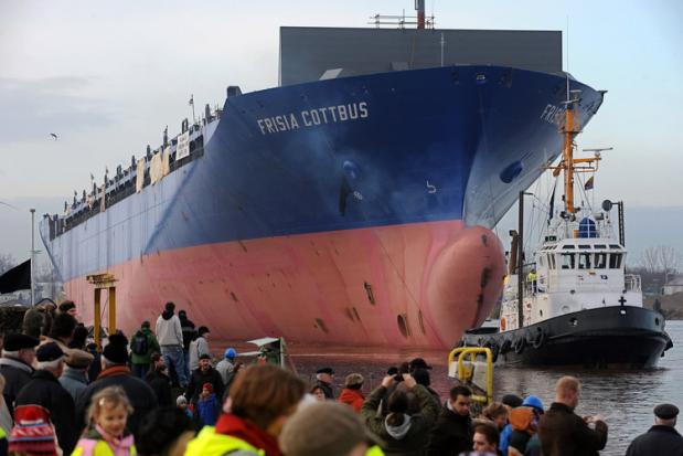 Nordseewerke, son gemisini suya indirdi