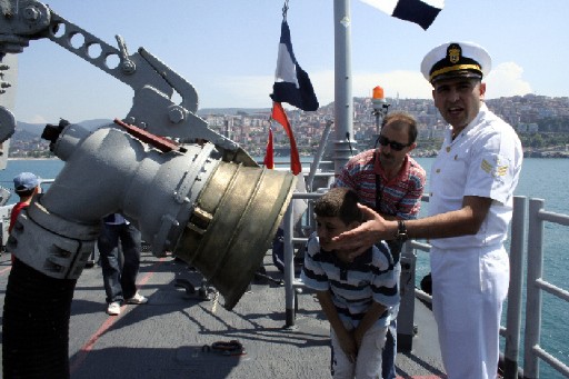 TCG Göksu Fırkateyni Ziyarete Açıldı