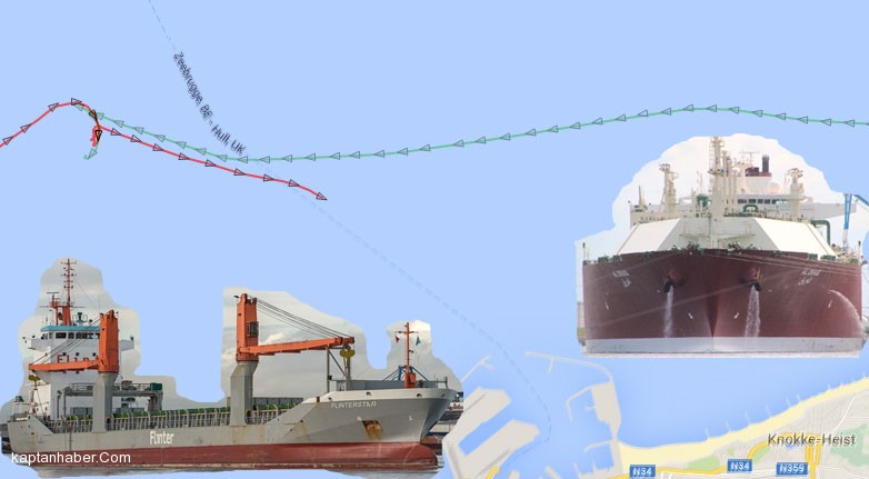 Videosu çıktı: Göz göre göre çarpışmışlar!