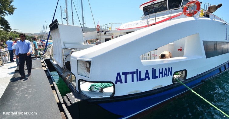 Foça'ya vapur seferleri iptal edildi