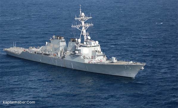 "Füze avcısı" gemiye önemli görev