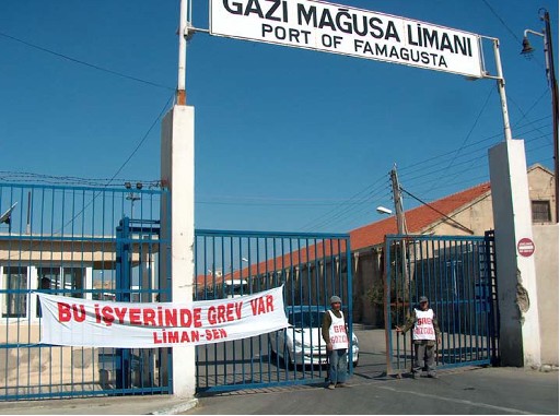 Gazimağusa Limanındaki Greve Erteleme