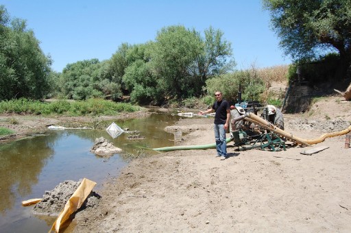 Gediz Nehri Kurumaya Yüz Tuttu