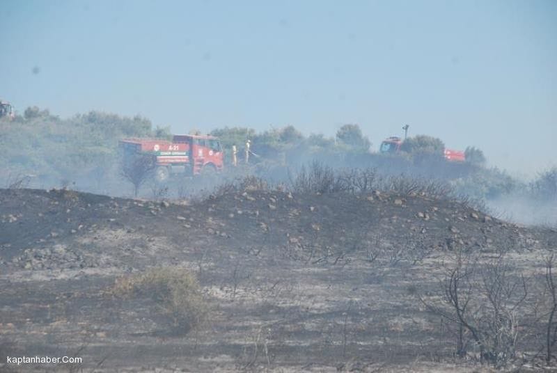 Gemi söküm bölgesinde yangın paniği