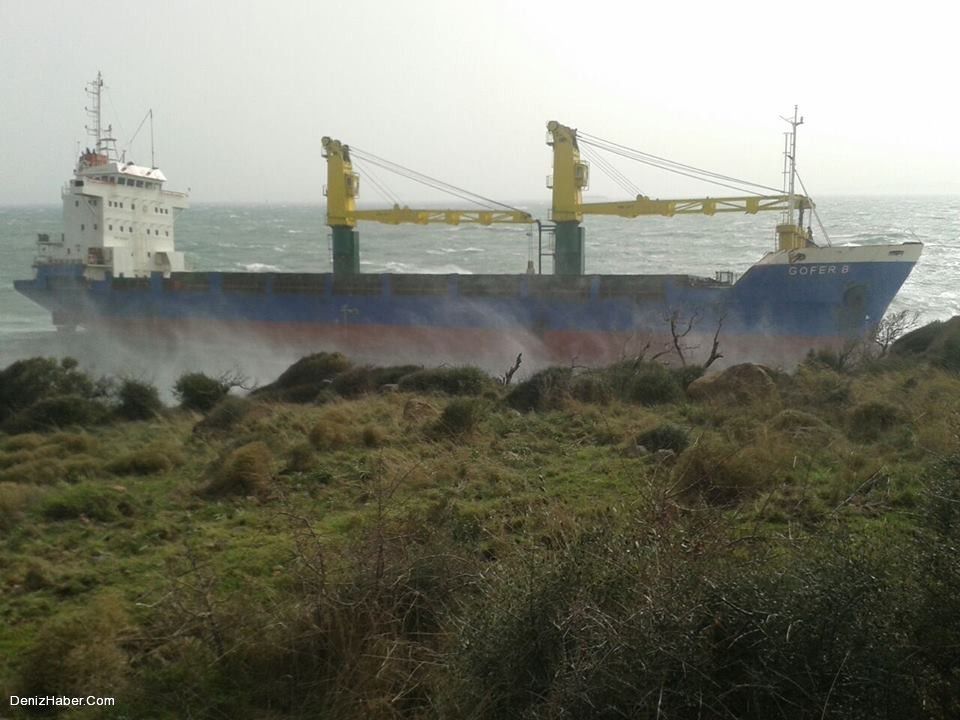 GOFER B Karaburun&#039;a Doğru Sürükleniyor