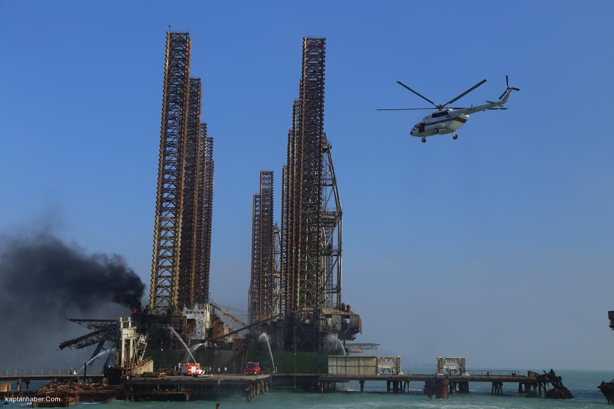 Azerbaycan&#039;dan Hazar&#039;da acil durum tatbikatı