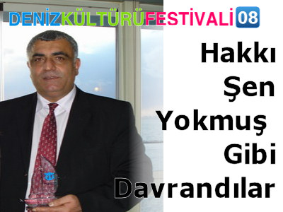 Deniz Kültüründe Hakkı Şen'e Vefasızlık