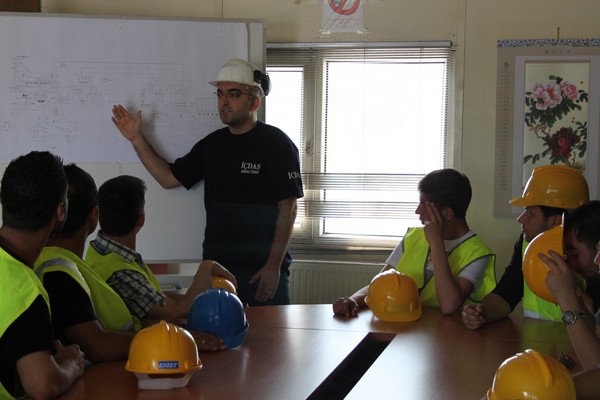 İÇDAŞ Limanı&#039;nda Uygulamalı Ders