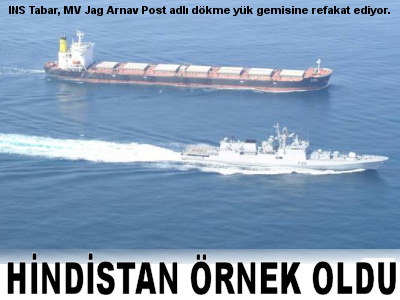 Hindistan Gemilerine Sahip Çıkacak