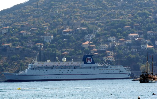 İsrail Yolcu Gemisi Alanya&#039;da