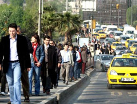 İstanbul'da Trafiğe Dikkat