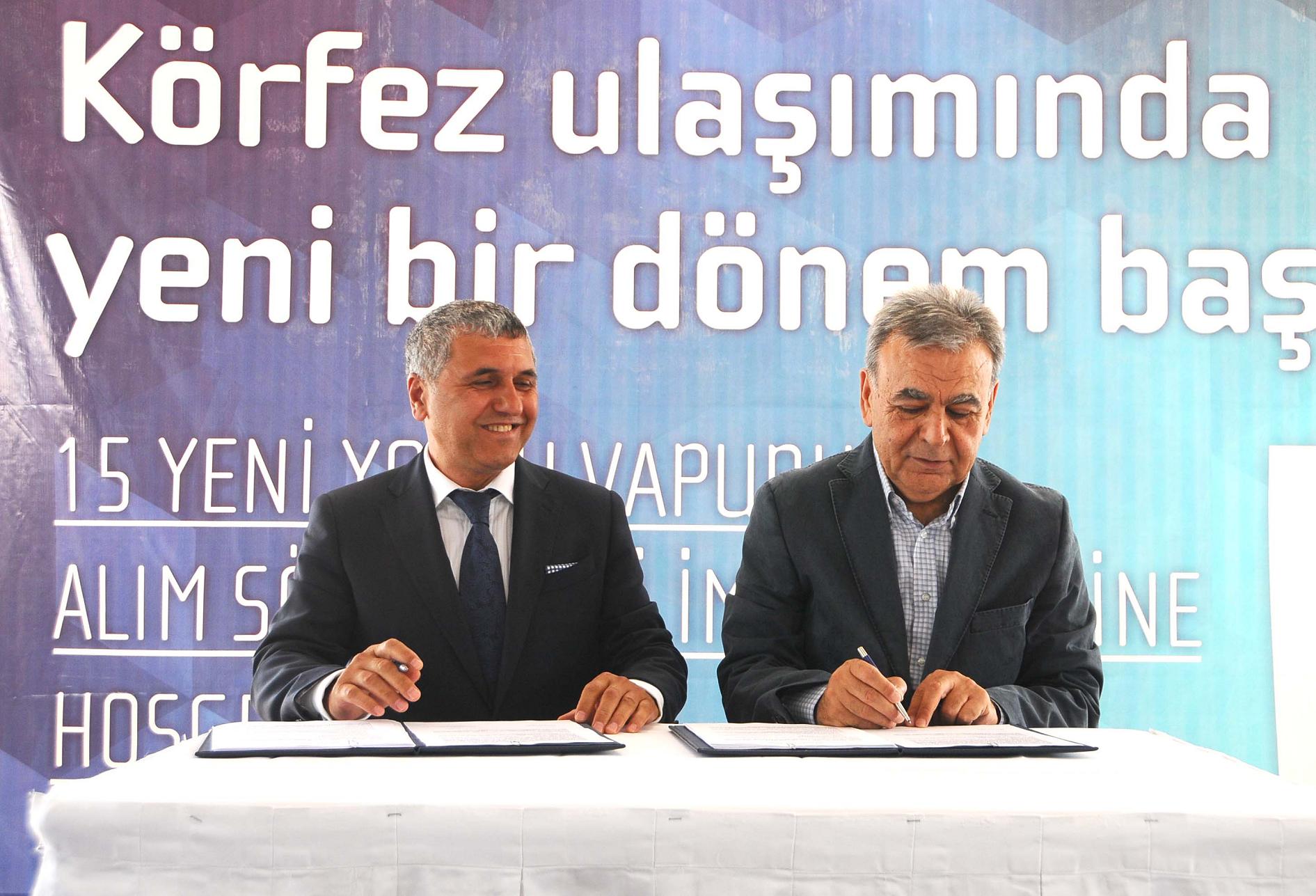 İzmir&#039;in Yeni Vapurları İçin Sözleşme İmzalandı