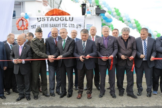 RTEÜ Karadeniz Araştırma Gemisi törenle hizmete alındı