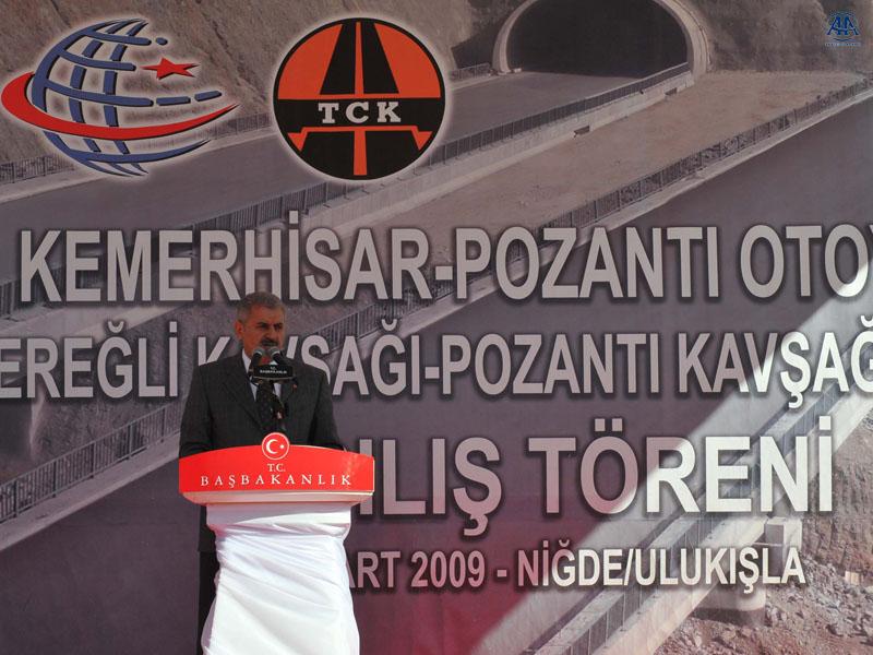 Kemerhisar-Pozantı Otoyolu Açıldı