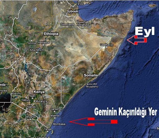 Gemiye Gelibolu Fırkateyni Eşlik Ediyor