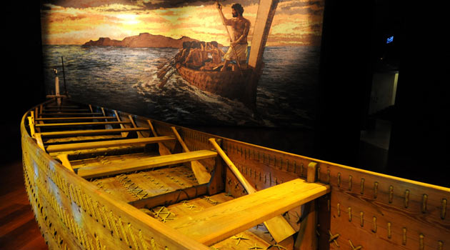 14 Metrelik Kiklad Teknesi Sergide