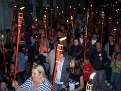 Kilitbahir&#039;de 23 Nisan Fener Alayı Yürüyüşü