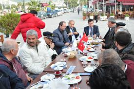 Başkan Kocadon Bodrumlu Denizcilerle