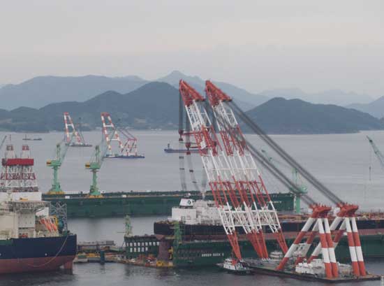 Güney Kore Ocak Ayı Gemi İhracatı