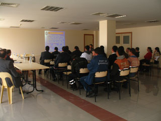 Kepez Limanında güvenlik eğitimi