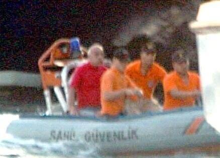 Denizde korku dolu 4 saat...