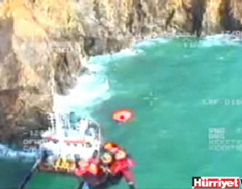 Kurtarma Anı Böyle Görüntülendi