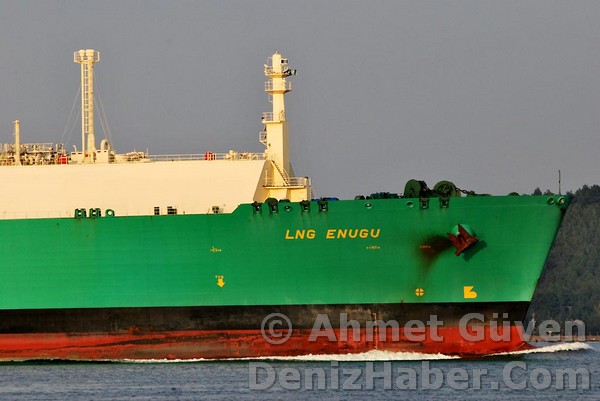 LNG Enugu Çanakkale&#039;den Geçti