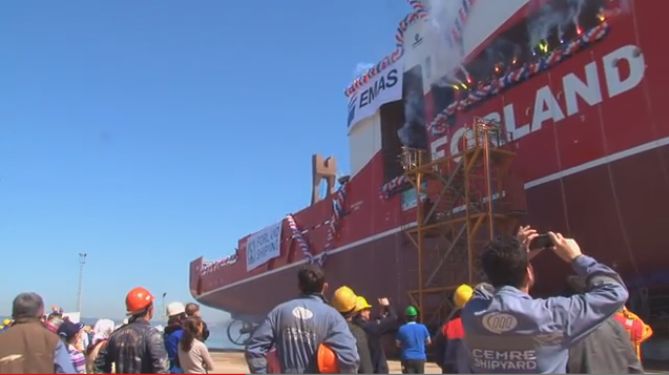 Lewek Inspector denize böyle indi