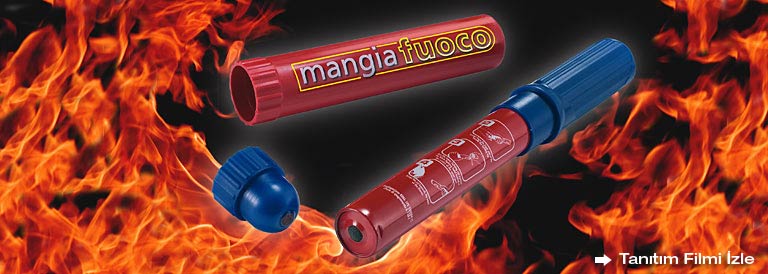 Yangın tüpü cebe girdi