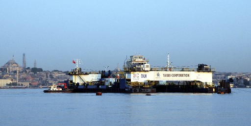 Marmaray&#039;da Tüp Batırma İşlemi