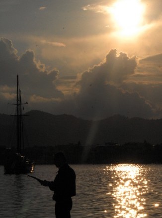 Muğla'da Günbatımı Manzarası