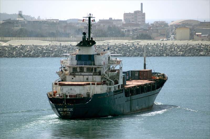 MEDY adlı Türk Gemisi Köstence açıklarında batıyor