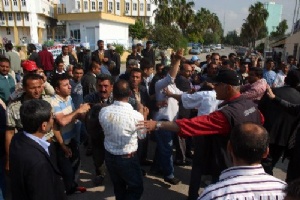 Mersin Limanı&#039;nda gerginlik çıktı