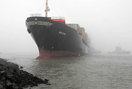 MSC Eyra Karaya Oturdu