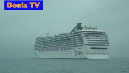 DenizTV: İstanbul&#039;dan &quot;MSC Magnifica&quot; Geçti