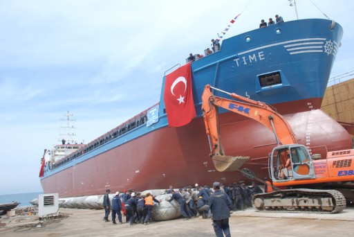 Zonguldak&#039;ta Denize İndirme Töreni
