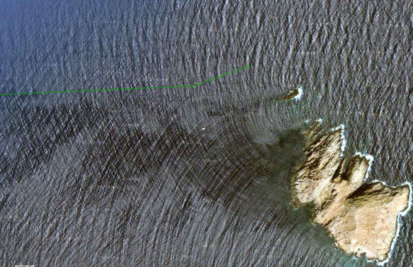 M/V Flash Son Anda Rota Değiştirmiş...