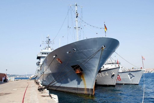 NATO Mayın Avlama Gemileri İstanbul&#039;da