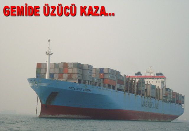 Mersin Limanında Üzücü Kaza