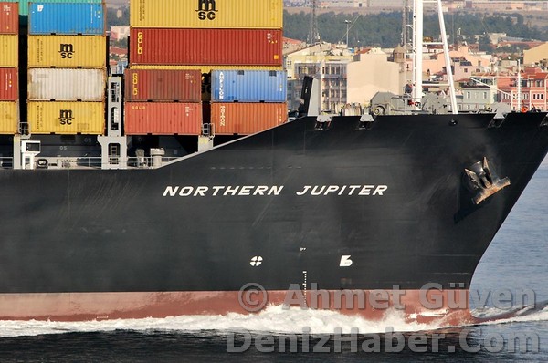 Northern Jupiter Çanakkale&#039;den Geçti