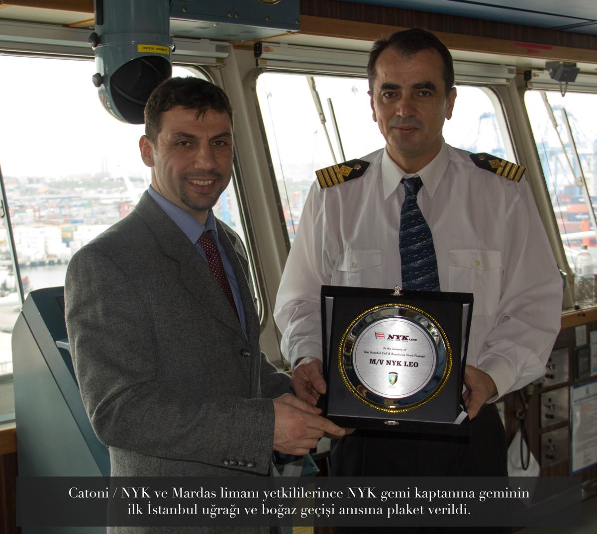 NYK Leo İstanbul Boğazı’ndan geçti.