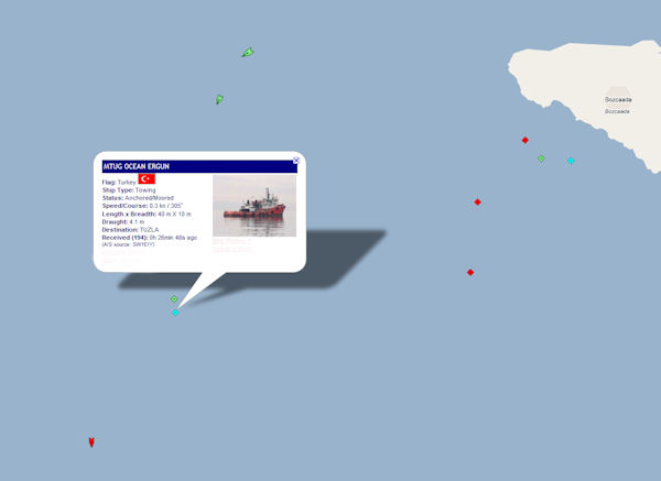 Ocean Ergun Kurtarma Gemisi Kaza Yerinde