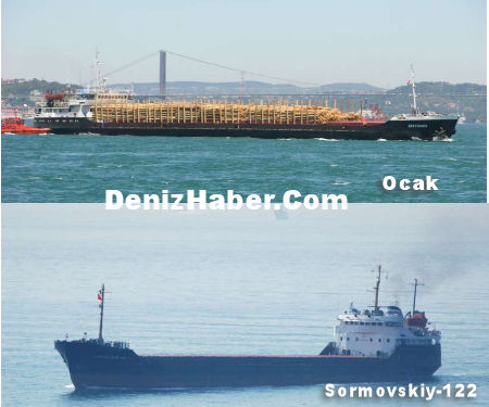 Boğaz Girişinde Gemiler Çarpıştı