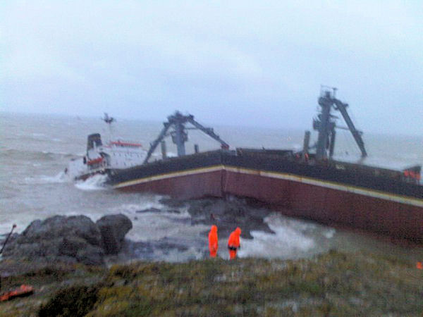 Orçun C Karaya Oturdu, Mürettebat Kurtarıldı