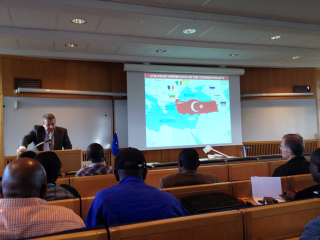 Saih Orakcı, Dünya Denizcilik Üniversitesinde