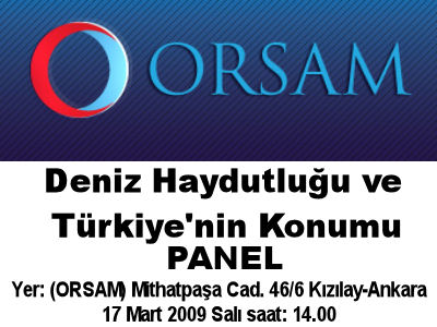 Deniz Haydutluğu Paneli Saat 14:00&#039;te