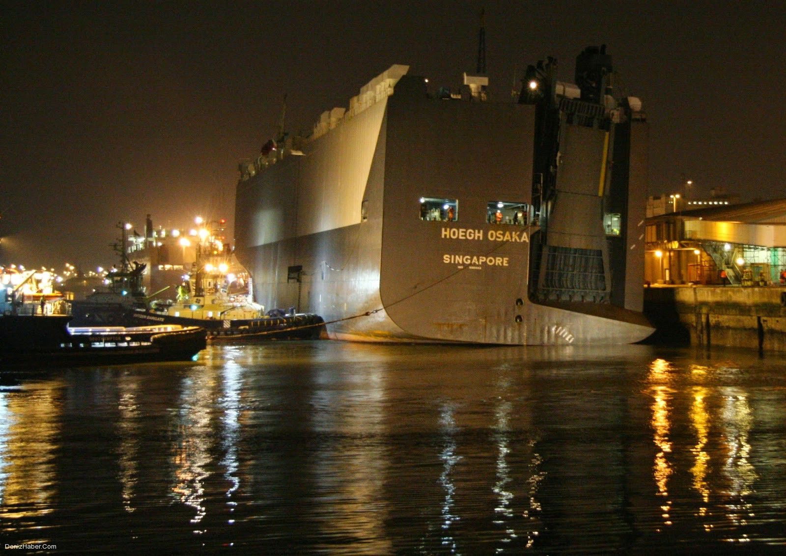 Hoegh Osaka kurtarıldı, Southampton Limanına bağlandı