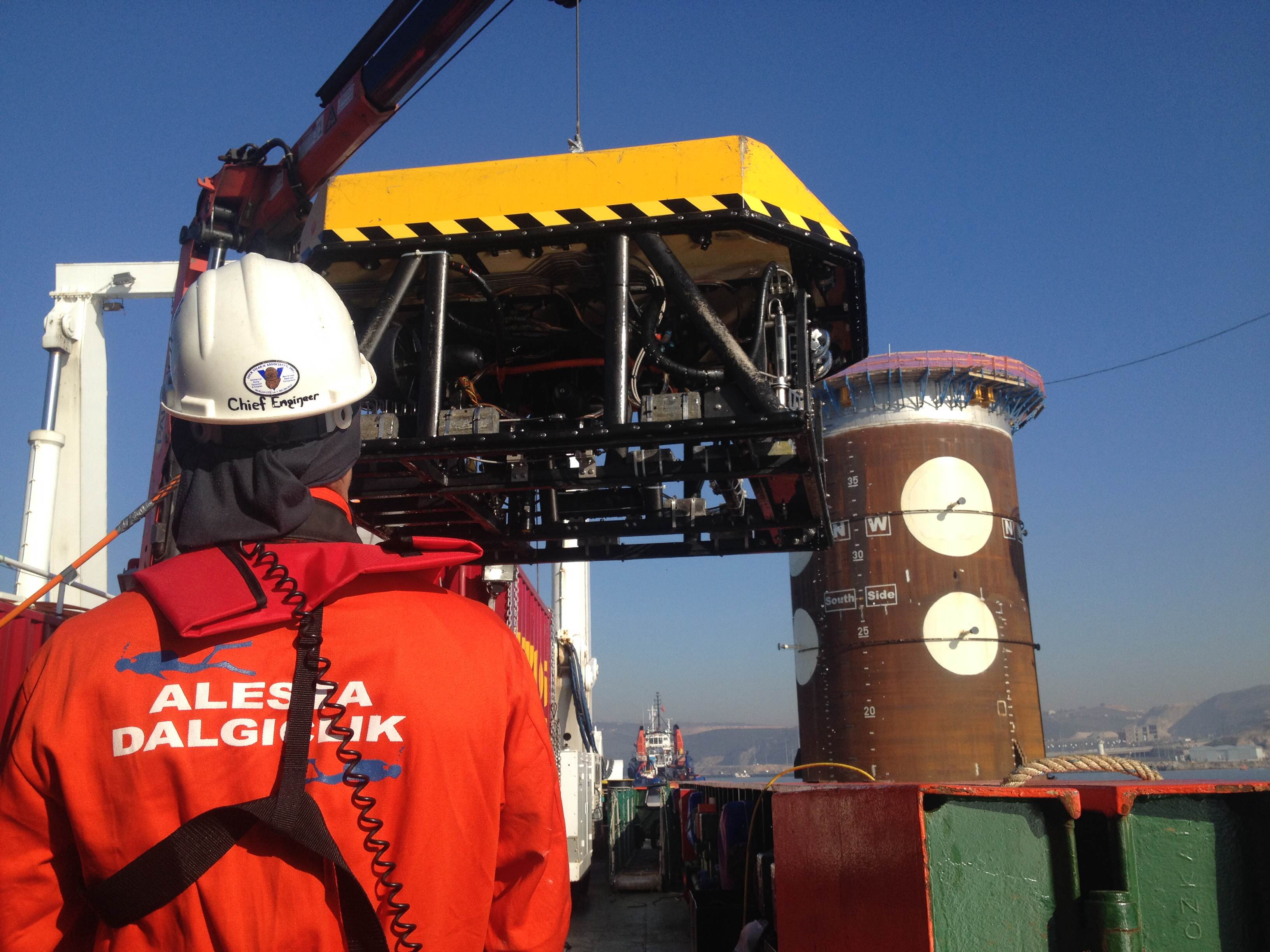 Alesta Dalgıçlık Yalova Köprü Çalışmalarında