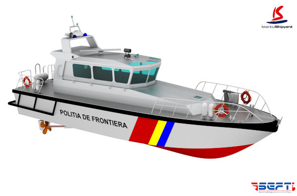 İstanbul Tersanesi&#039;nden  Romanya polisine bot