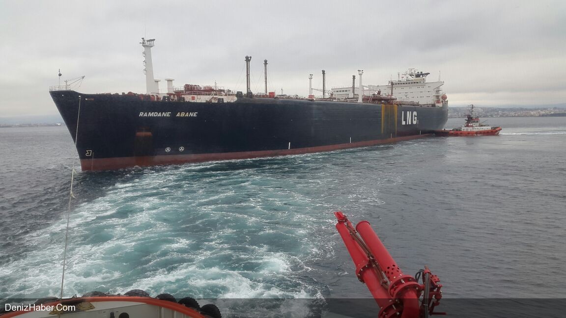 LNG Tankeri Ramdane Abane Tehlike Yarattı